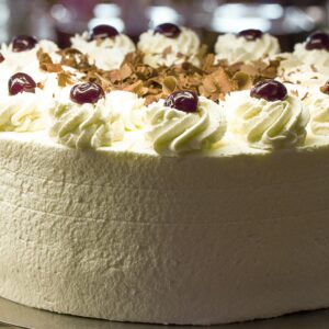 Macedonia White Chocolate Cake