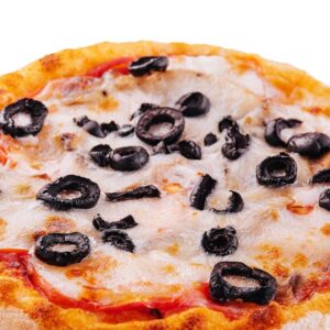 Mini Cheese and Olive Pizza