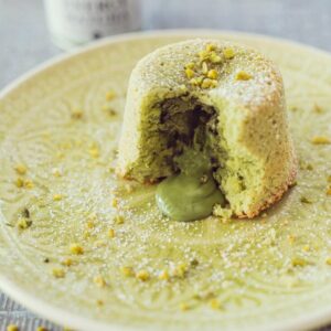 Pistachio Molten Cake