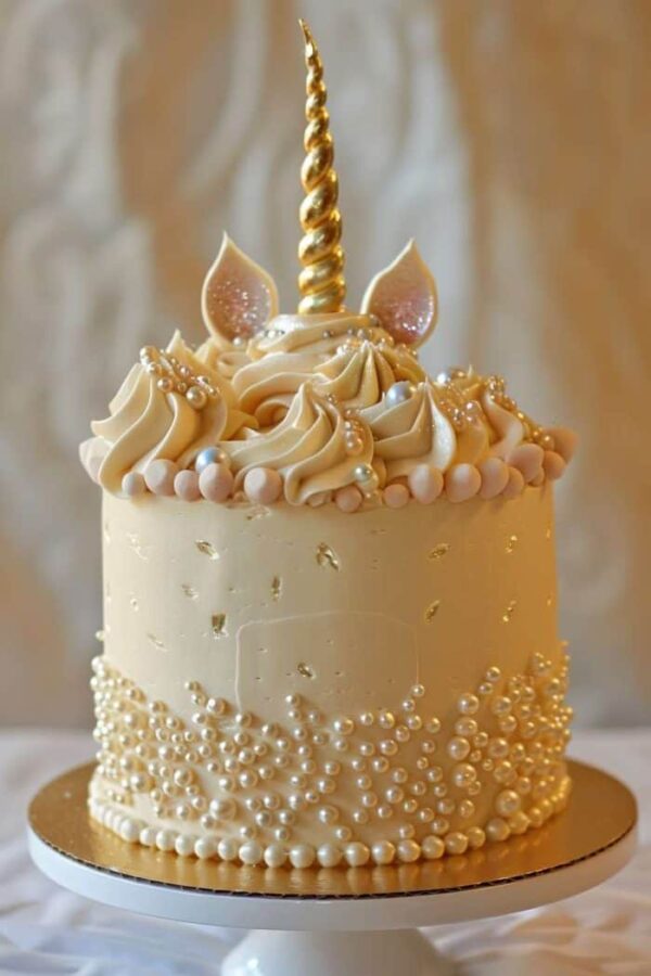 Unicorn Gold Cake